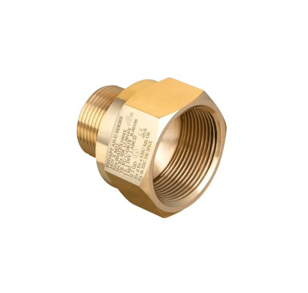 Redapt ATEX adapters Messing NPT - Metrisch BR2NXM75